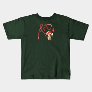 Art and Mushrooms Kids T-Shirt